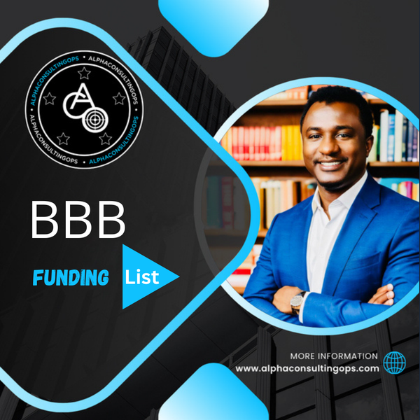 BBB Funding list